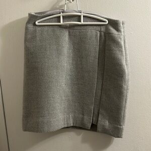 Softy gray mini pencil skirt!